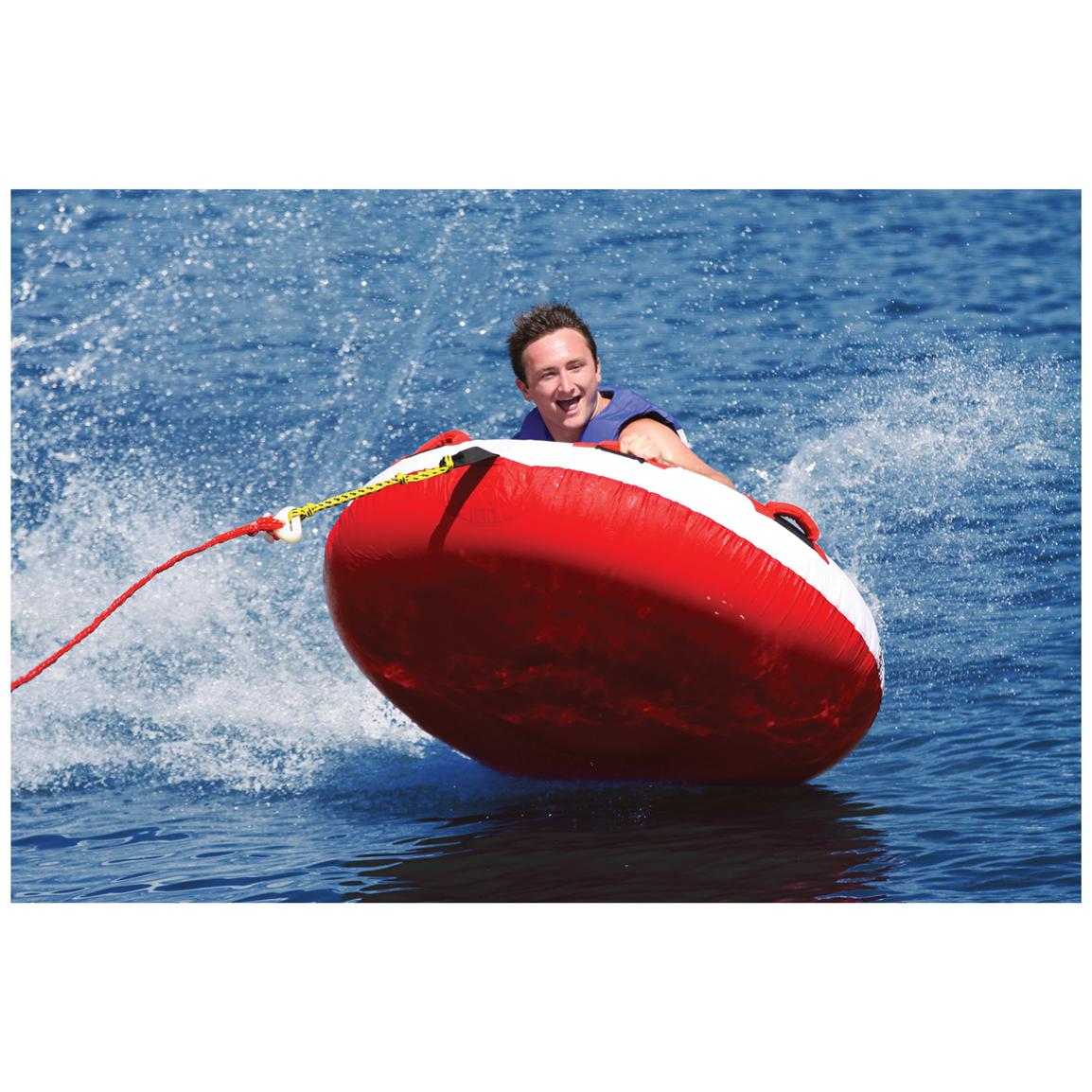 AIRHEAD Viper 2 Person Rider Inflatable Towable Boat Tow Tube Water Tubing 
