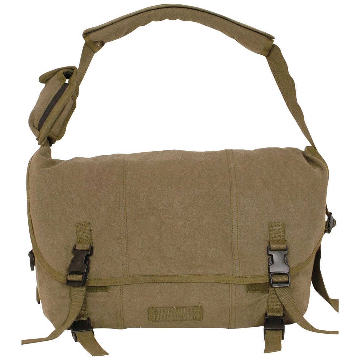 Fox Tactical™ Retro Courier Shoulder Bag - 296587, Military Style ...