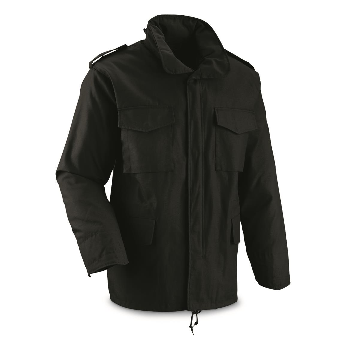 Fox Tactical M65 Field Jacket with Liner, Black