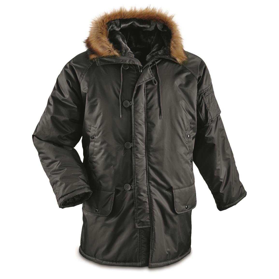 Fox Outdoor Gi Style N-3B Parka - Black - Large