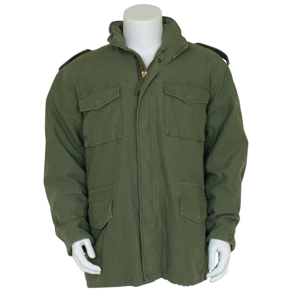 Fox Tactical Retro M65 Field Jacket with Liner, Olive Drab