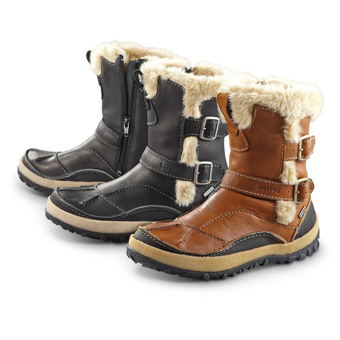 merrell taiga buckle waterproof boots