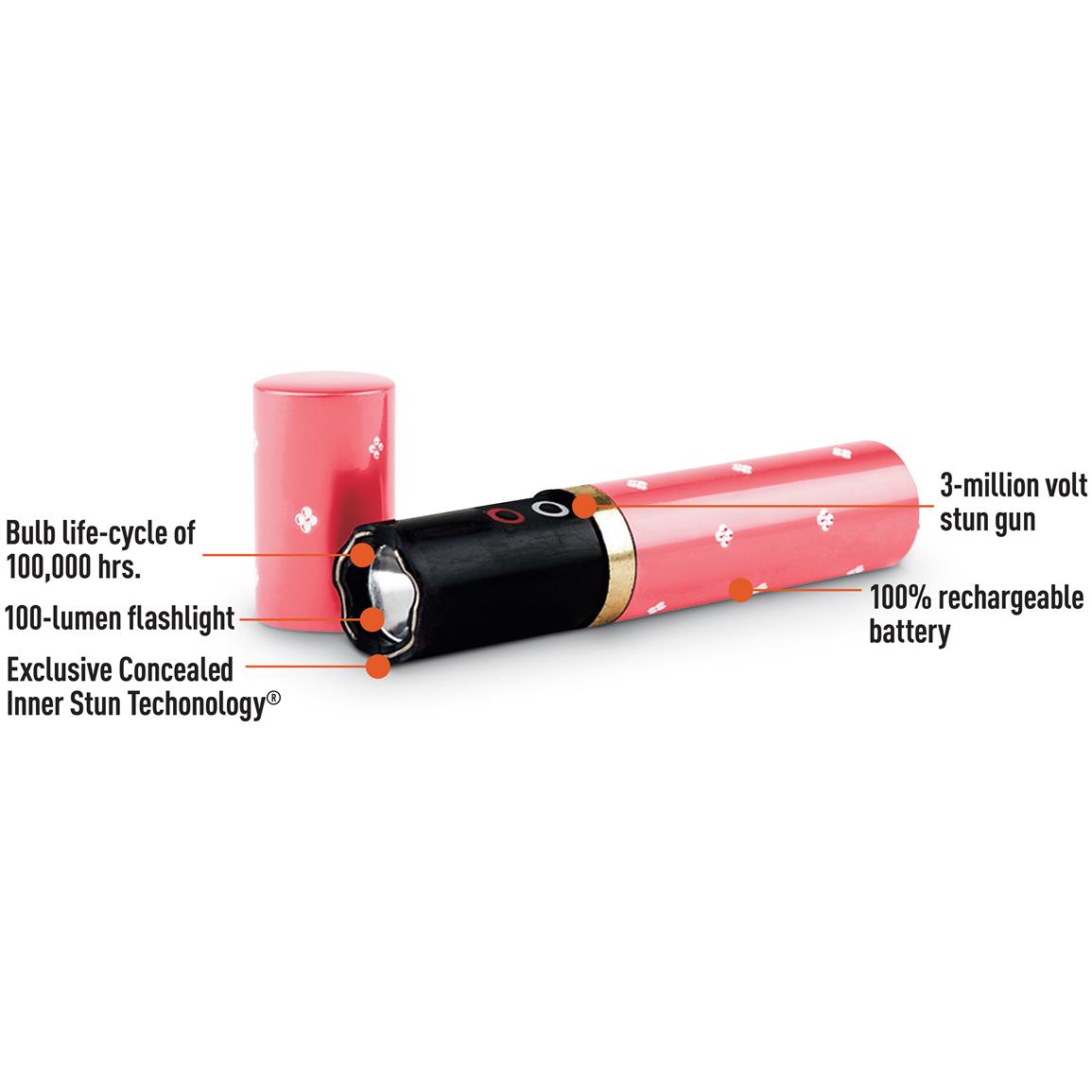 Guard Dog Electra Lipstick Stun Gun 297469, Stun Guns at Sportsman's
