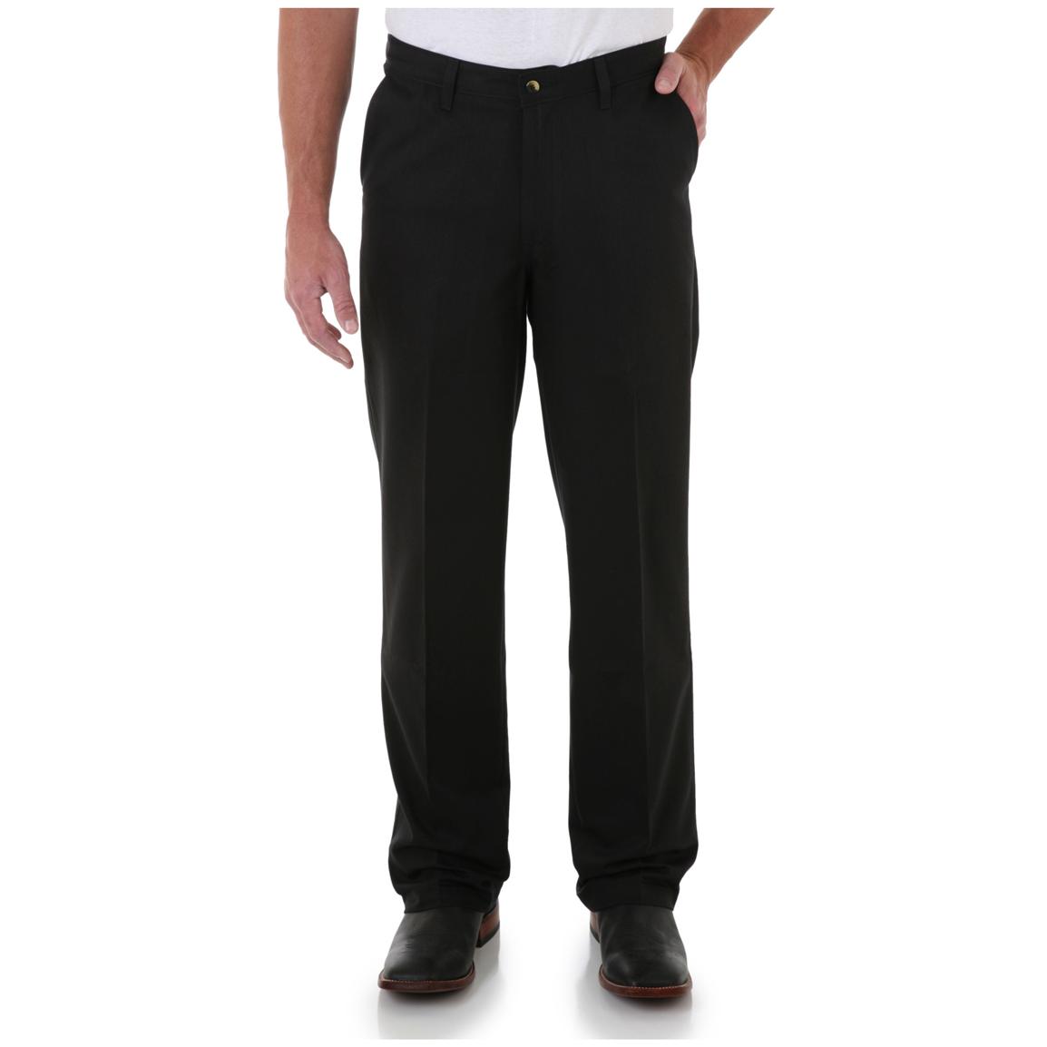 Men's Wrangler® Riata® Flat Front Relaxed Fit Casual Pants - 299377 ...