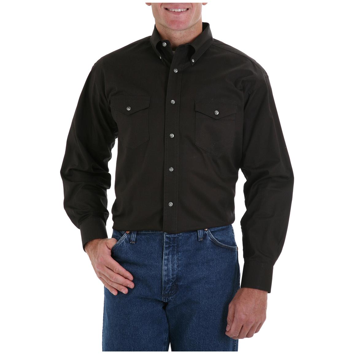 Men's Wrangler® Painted Desert® Long-sleeved Twill Shirt - 299481 ...