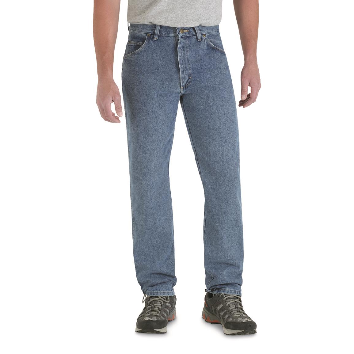 Men's Wrangler® Rugged Wear® Classic Fit Jeans, Stonewash