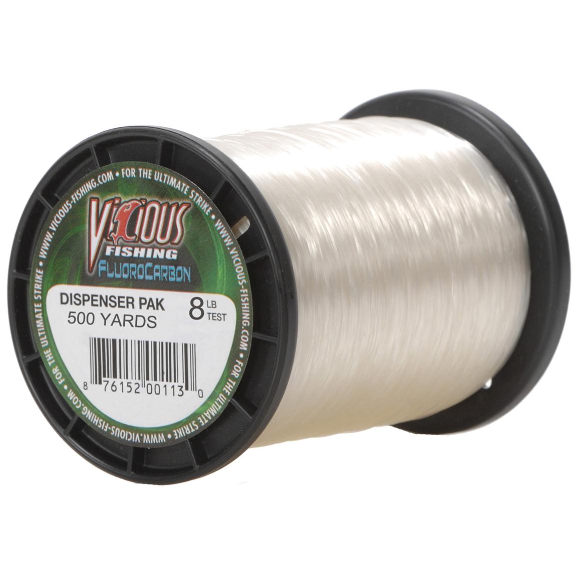 Vicious Fluorocarbon Fishing Line, 500yd. spool 299673