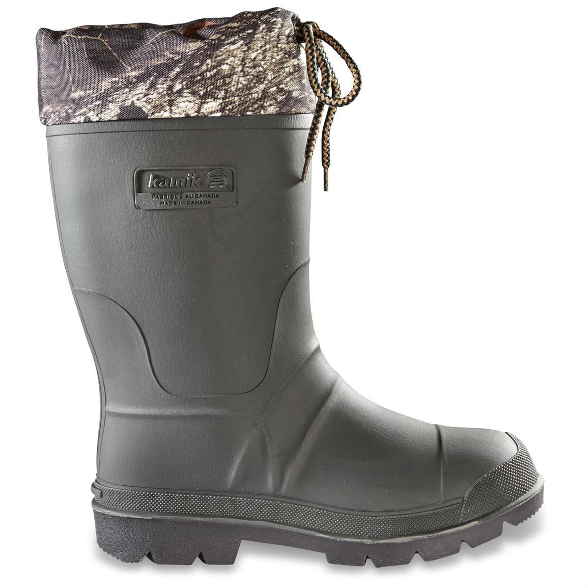 Kamik Men's Rubber Rain Boots - 299853, Rubber & Rain Boots at ...