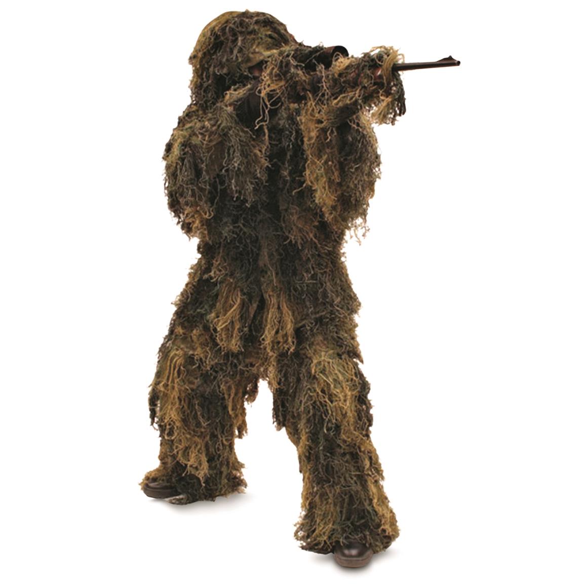 Red Rock Outdoor Gear Youth Ghillie Suit, Woodland