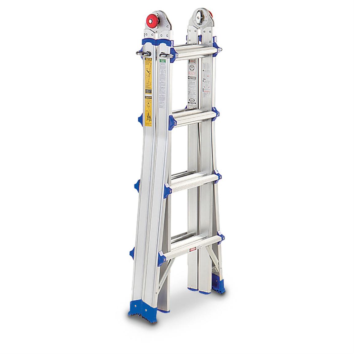 22' Multipurpose Aluminum Ladder 300311, Ladders & Storage at