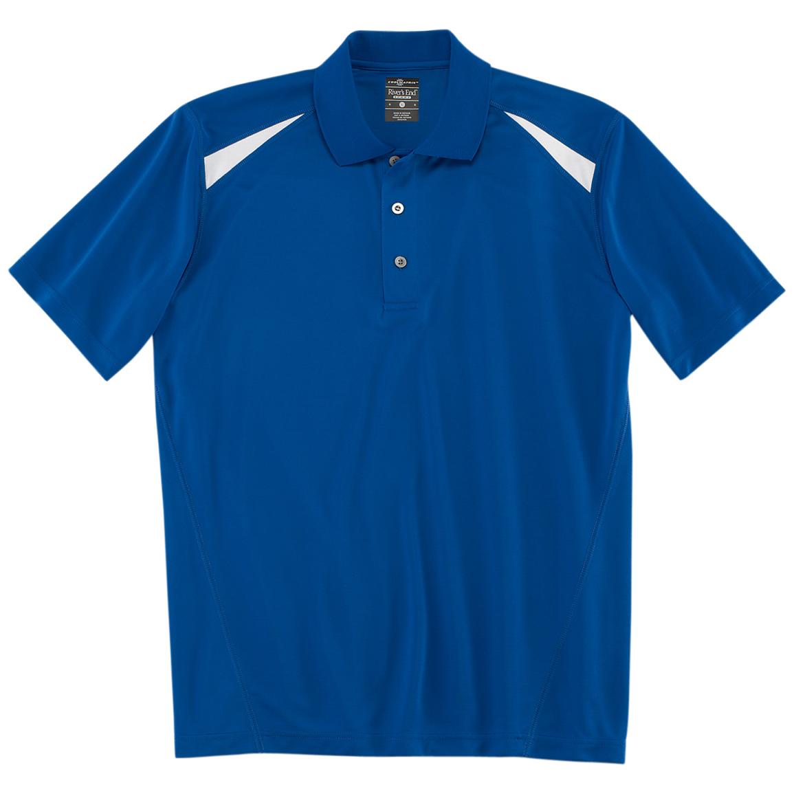 River's End Sport Men's Color Block Polo - 300796, Shirts & Polos at ...