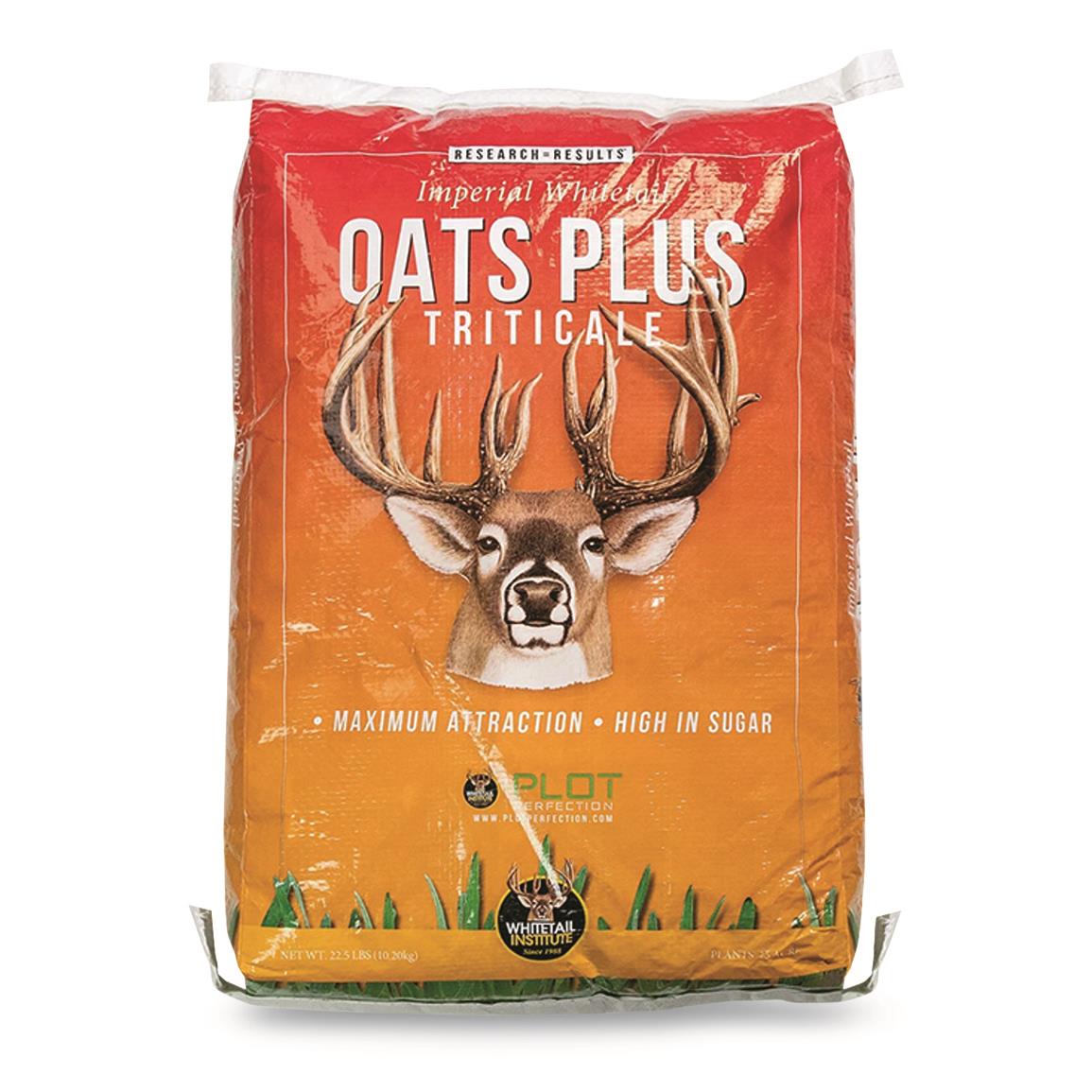 Whitetail Institute Imperial Forage Oats Plus - 301085, Food Plot Seed ...