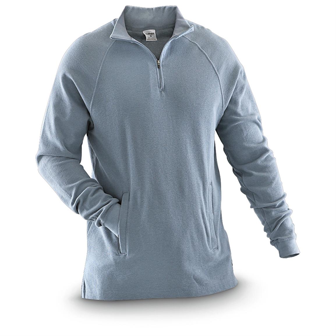 Download Carhartt® Textured-knit 1/4-zip Mock-neck Shirt - 303706 ...