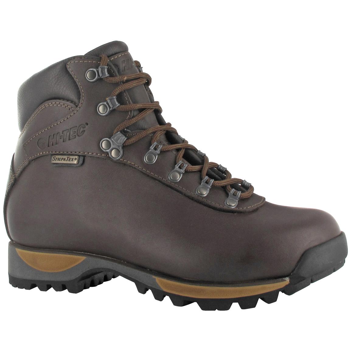 Men's Hi-Tec® Bernina Waterproof Hiking Boots, Dark Chocolate - 303717 ...