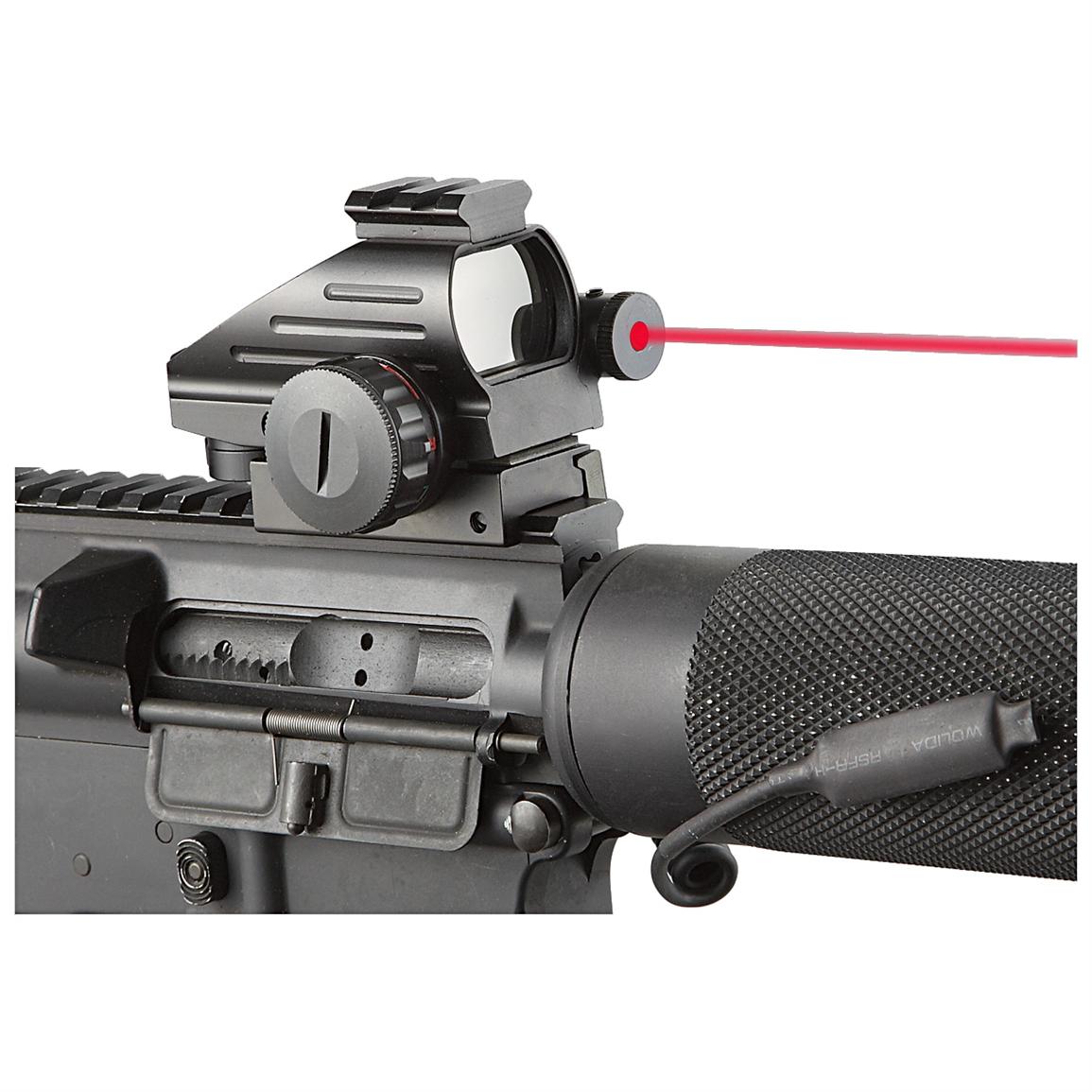 BARSKA Red Laser Pistol Rifle Sight System 