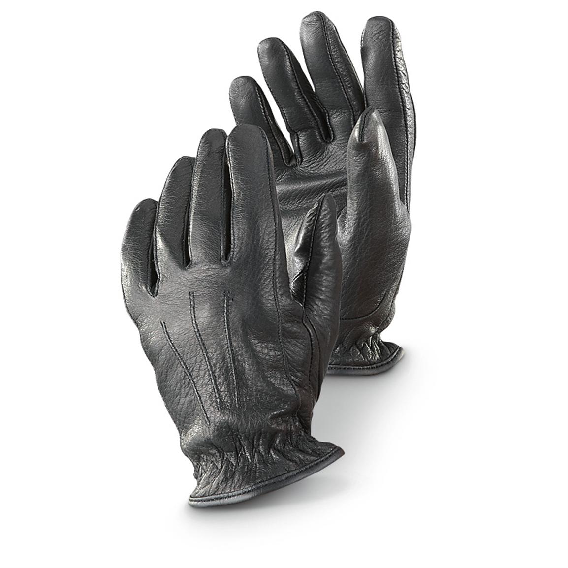 Women's Deerskin Pleated Gloves 303911, Hats, Gloves & Mittens at