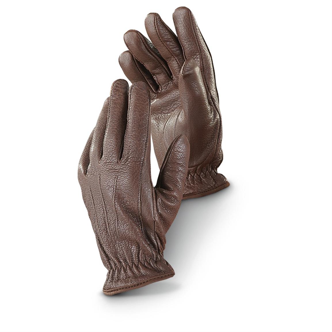 Women's Deerskin Pleated Gloves 303911, Hats, Gloves & Mittens at Sportsman's Guide