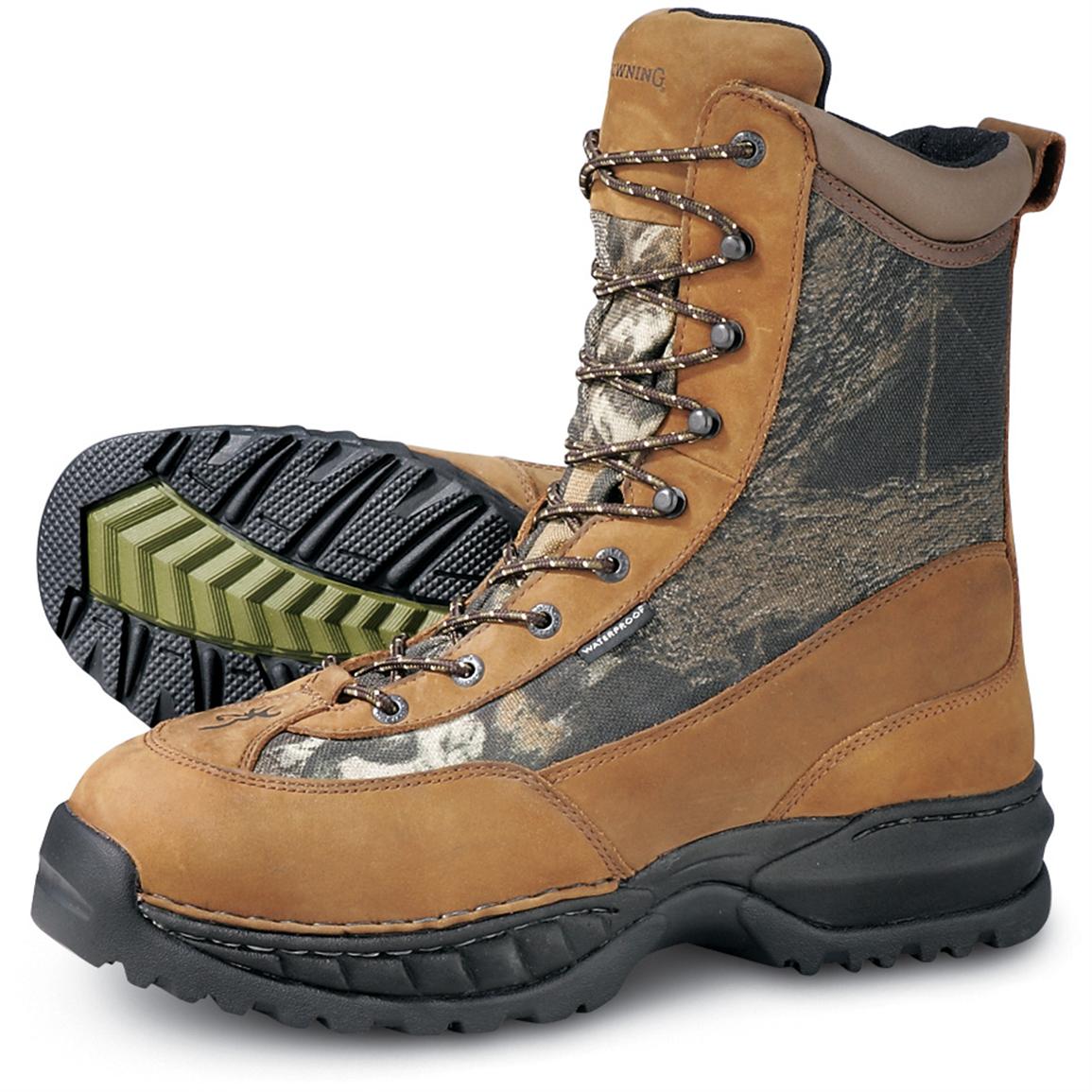 Men's Browning® Waterproof 600 gram Thinsulate™ Ultra Boots, Mossy Oak ...