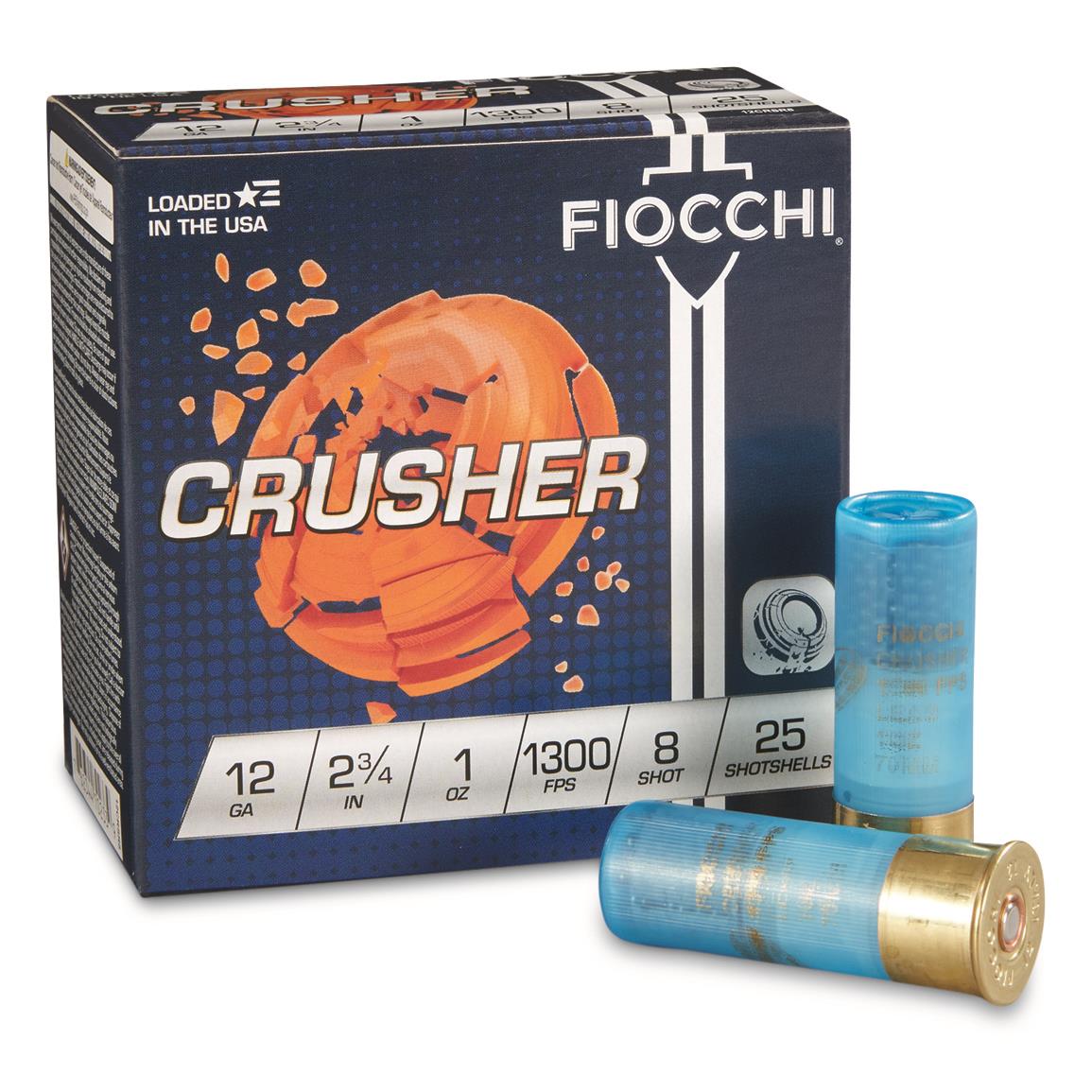 Fiocchi Exacta Target Loads, 12 Gauge, 2 3/4" Shell, 1 oz., 25 Rounds