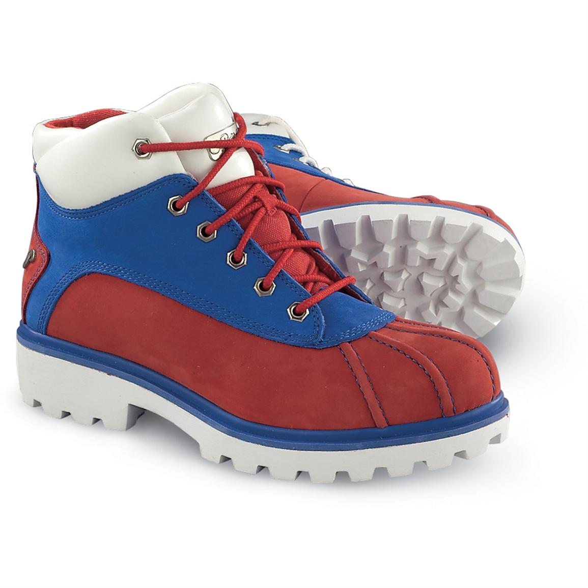 Men's P. Miller® Labor Boots, Red / White / Blue 36135