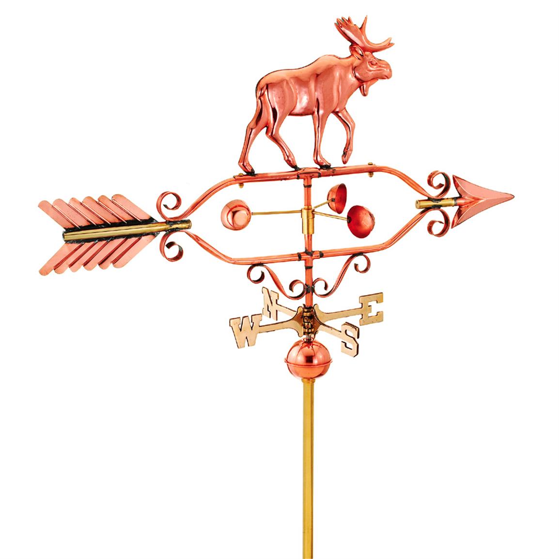 Good Directions WindCup Moose Weathervane, Weathered Copper 36144