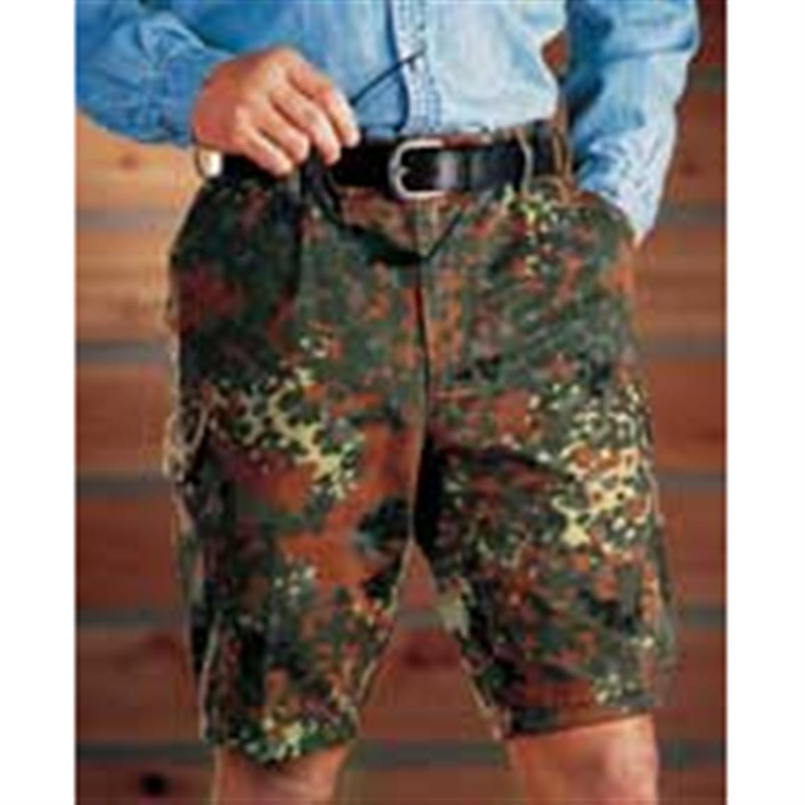 German Mil. Shorts, Fleck Camo - 36782 