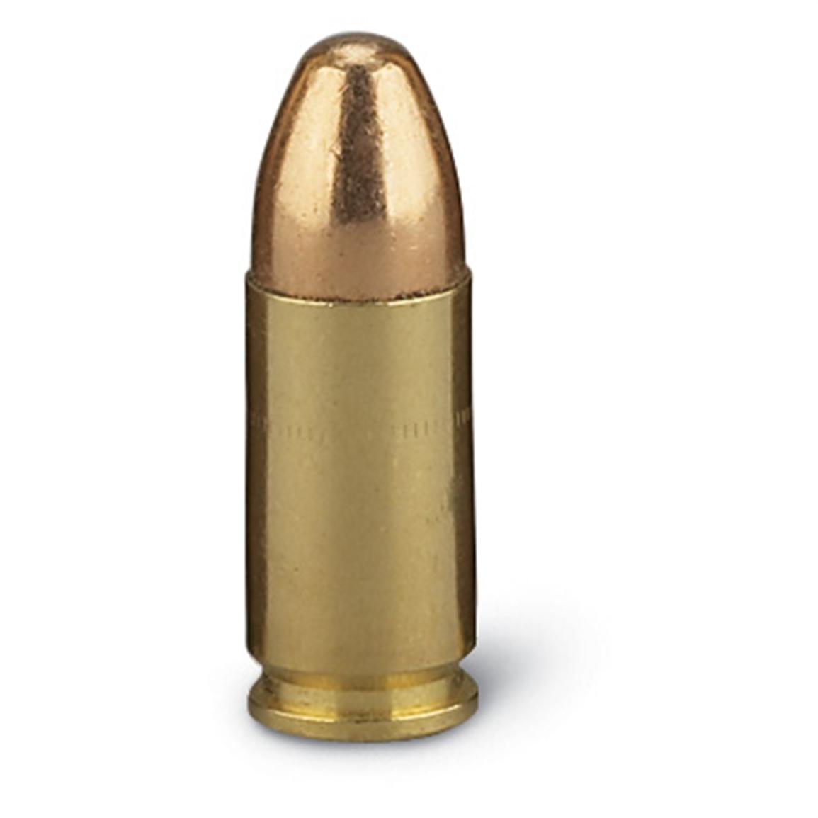 500 rds. Federal® 9 mm +P 124-gr. FMJ Ammo - 122976, 9mm Ammo at ...