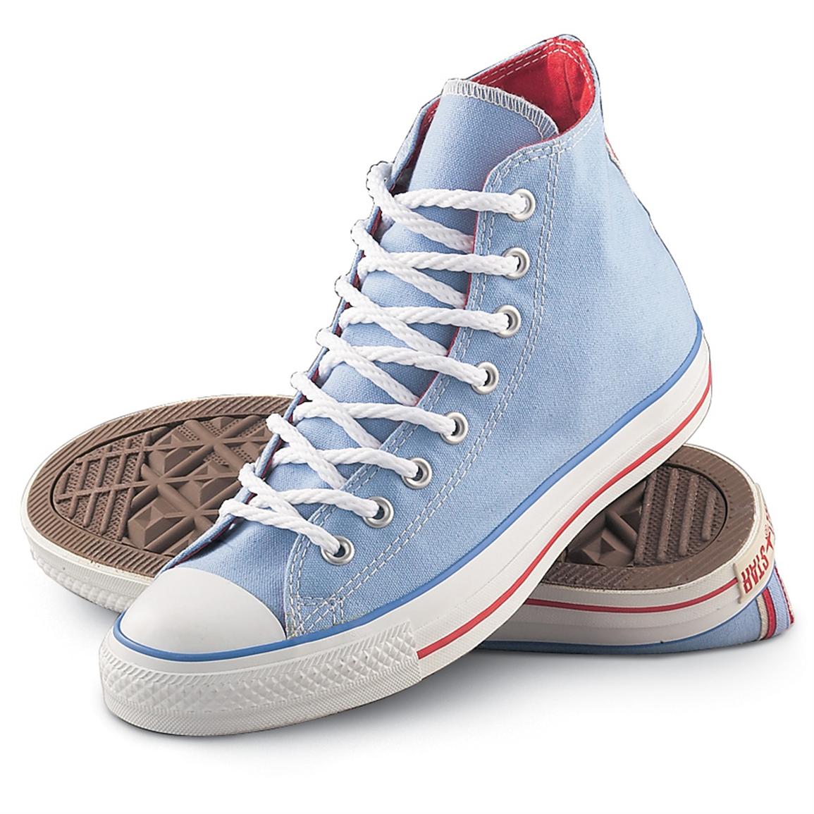 Men�s Converse® AllStar Canvas Sneakers, Blue / Red Men�s Converse® AllStar Canvas Sneakers, Blue / Red