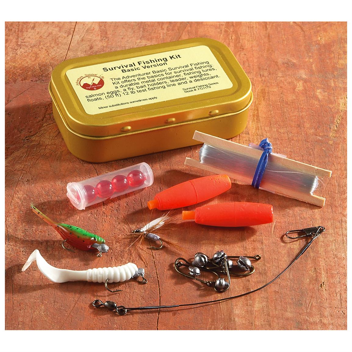 15Pc. Emergency Survival Fishing Kit 420949, Survival
