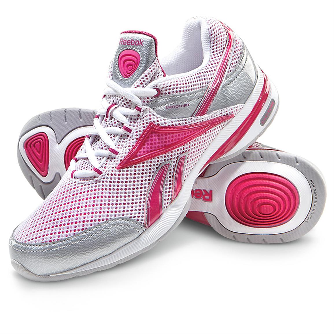 Women's Reebok® EasyTone Reenew Shoes, White / Fushia 420982, Running Shoes & at Sportsman's Guide