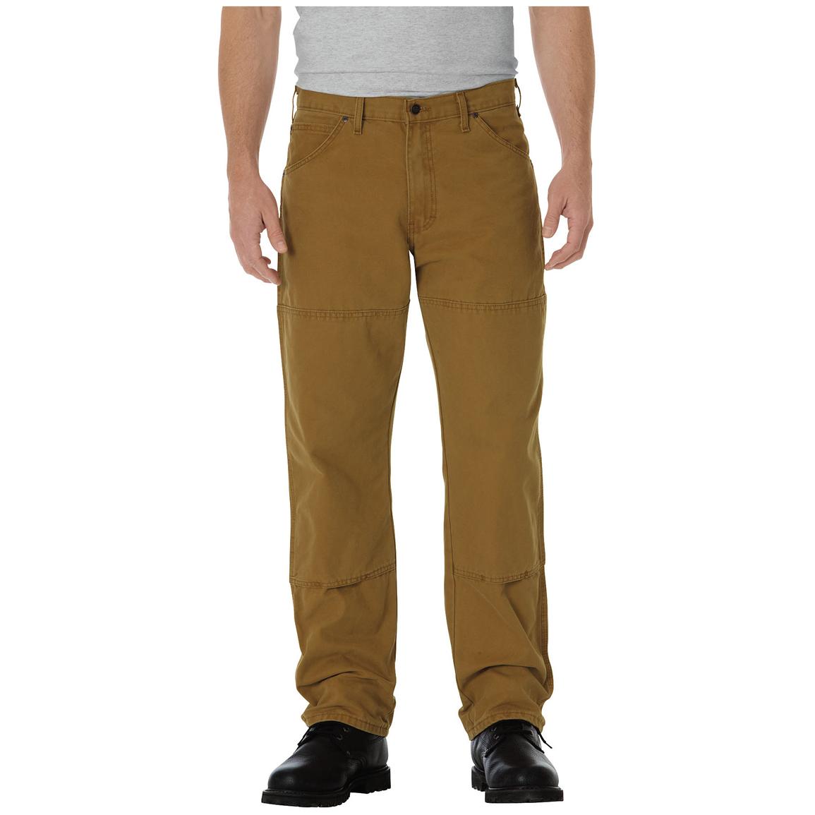 Men's Dickies® Relaxed Straight Fit Double Knee Duck Jeans - 421163 ...