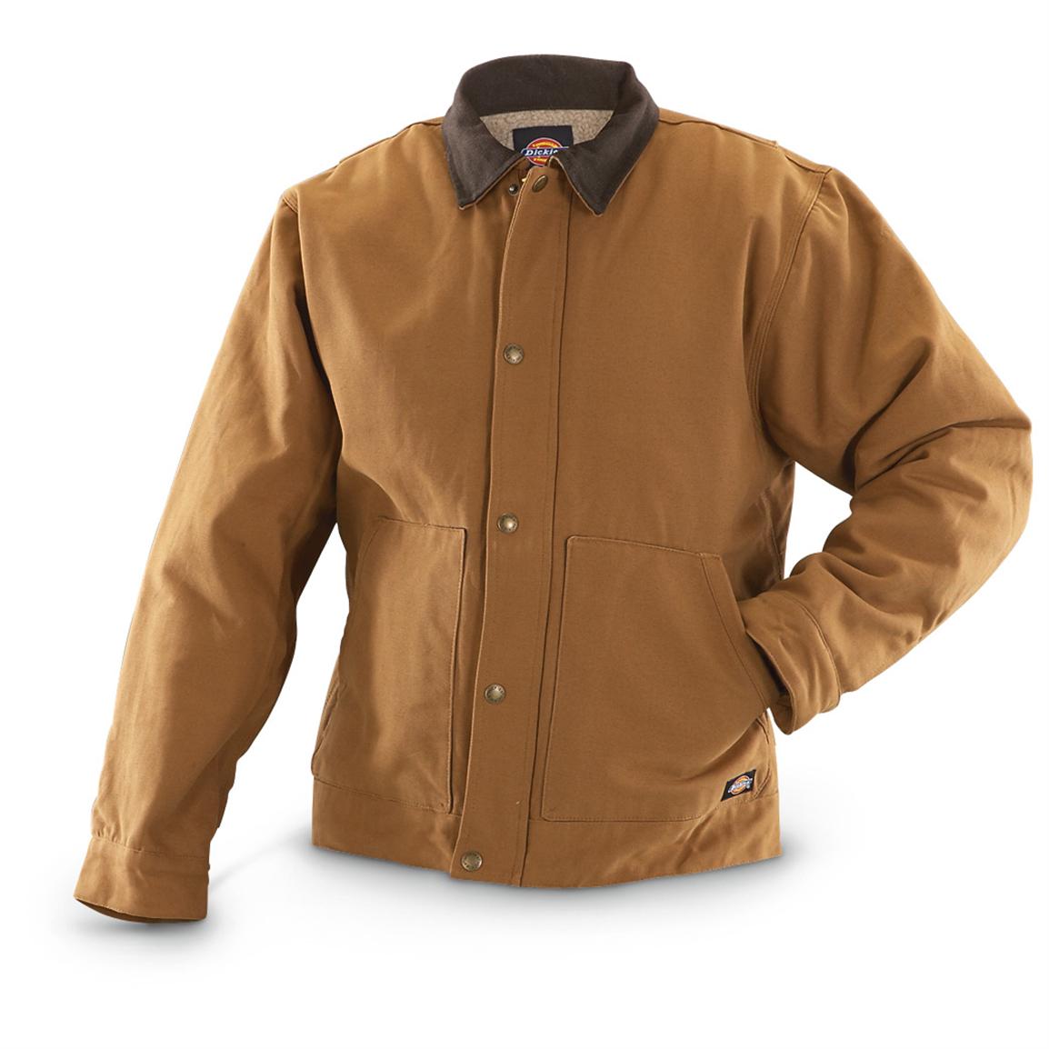 Dickies® Sanded Duck Sherpa-lined Work Jacket - 421289, Insulated ...