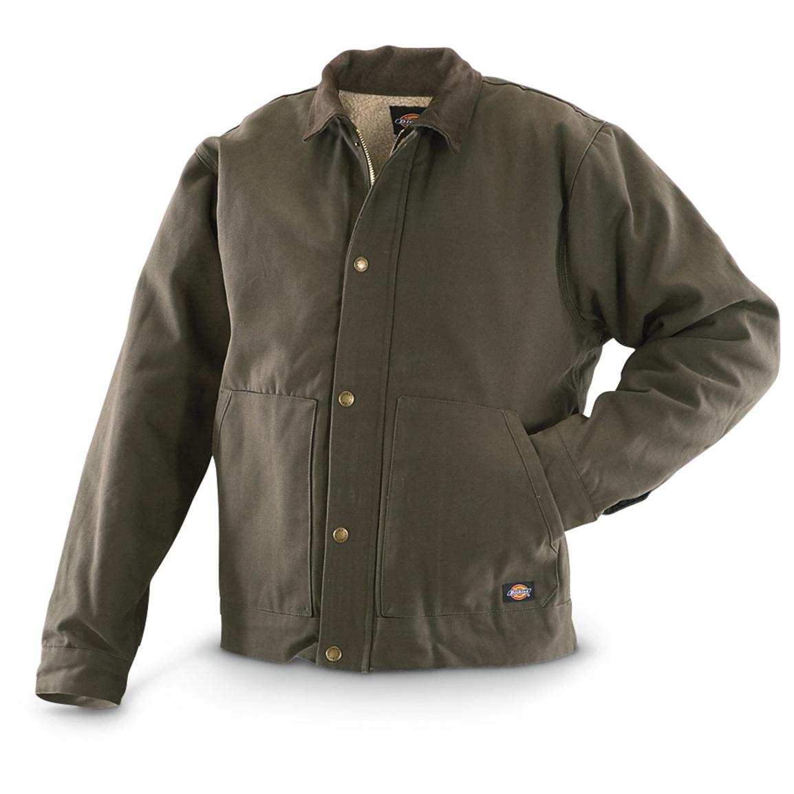 Dickies® Sanded Duck Sherpa-lined Work Jacket - 421289, Insulated ...