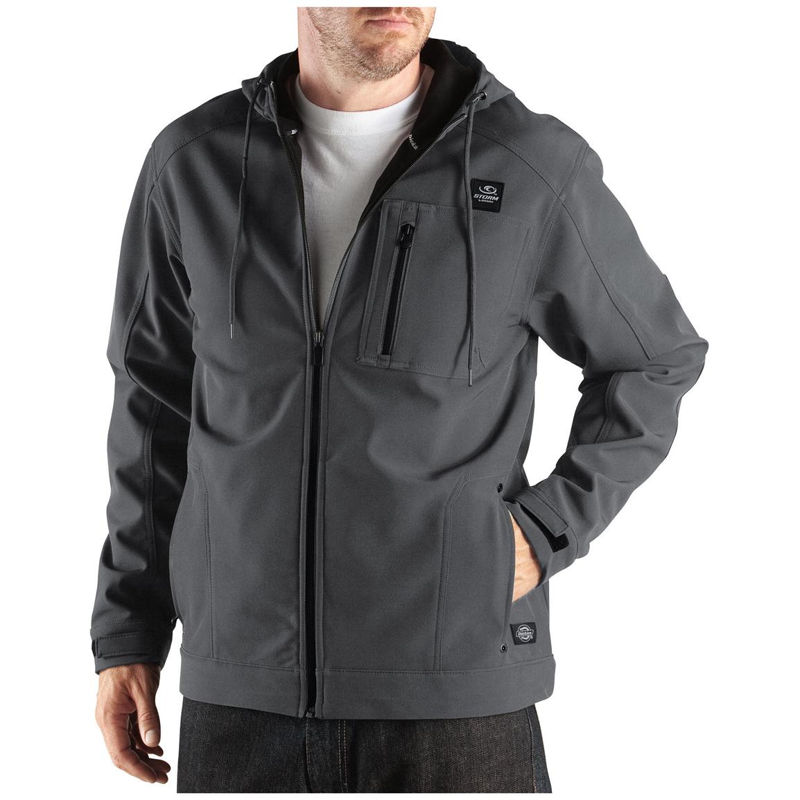 Dickies Performance Soft Shell Hooded Work Jacket - 421295, Insulated ...