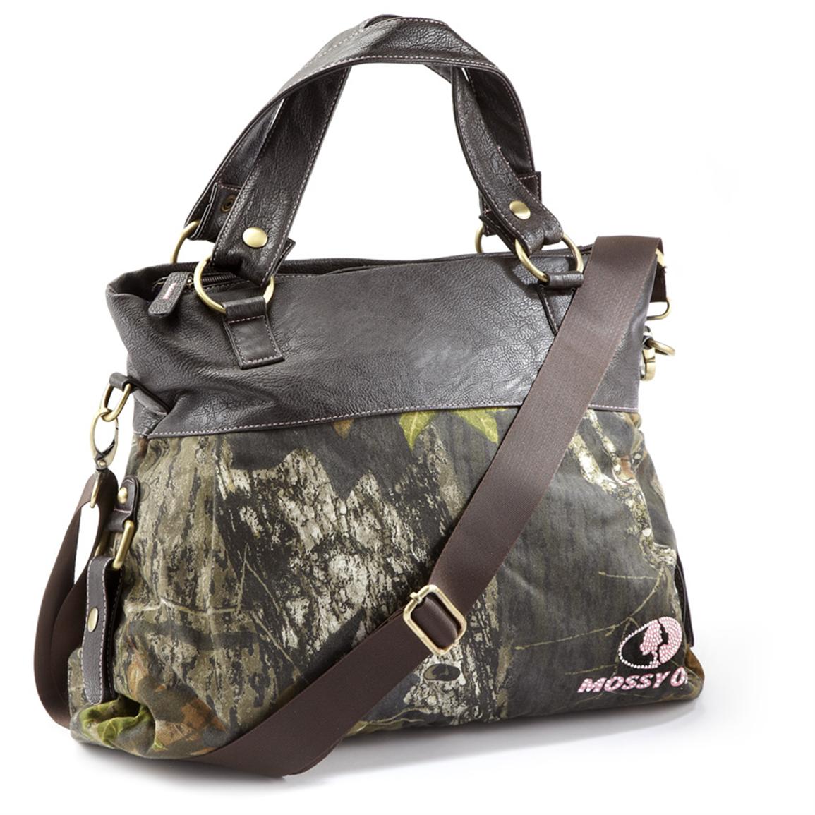 Mossy Oak® Camo Handbag with Bling Detail - 421427, Purses & Handbags at Sportsman&#39;s Guide