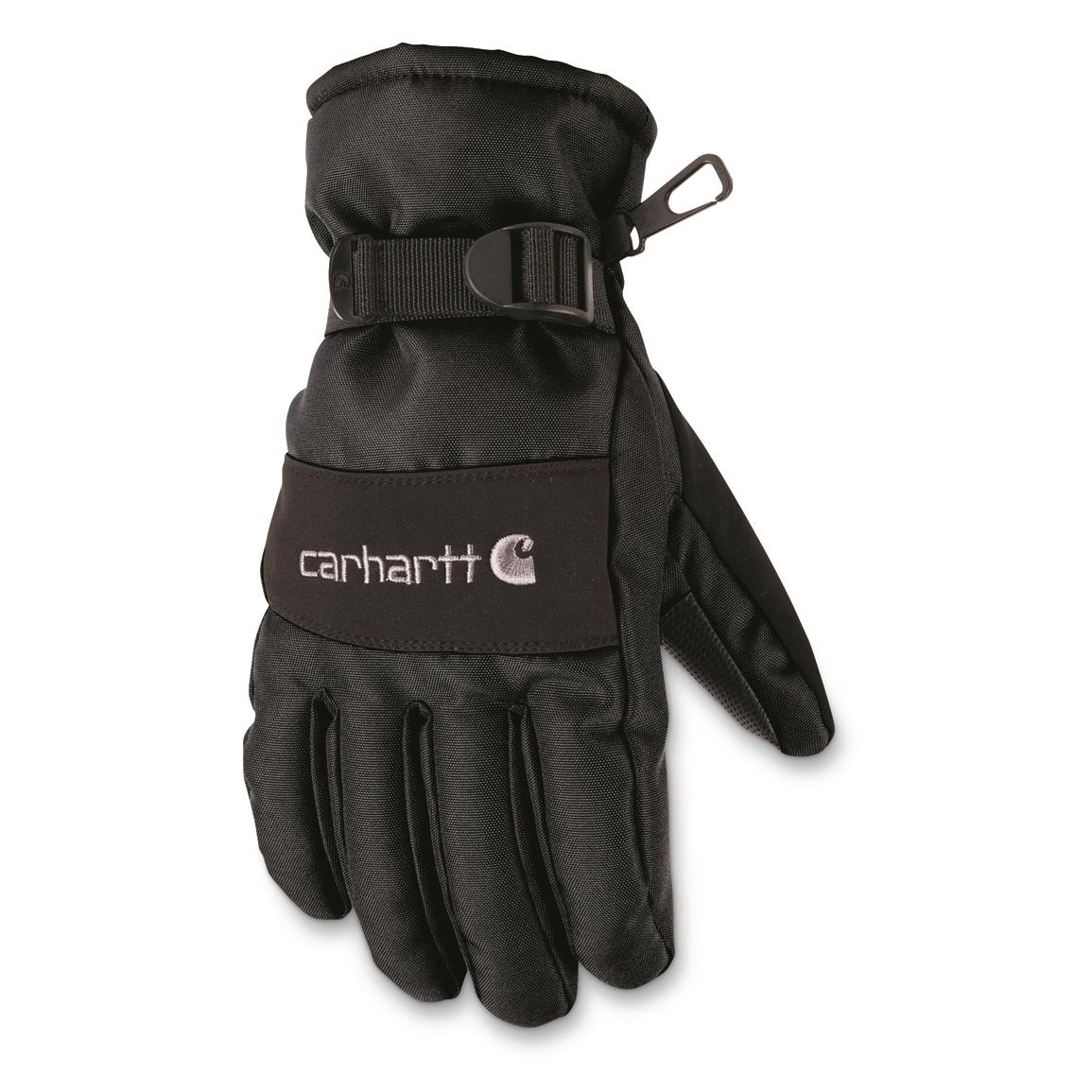Carhartt WP Waterproof Insulated Gloves, Black