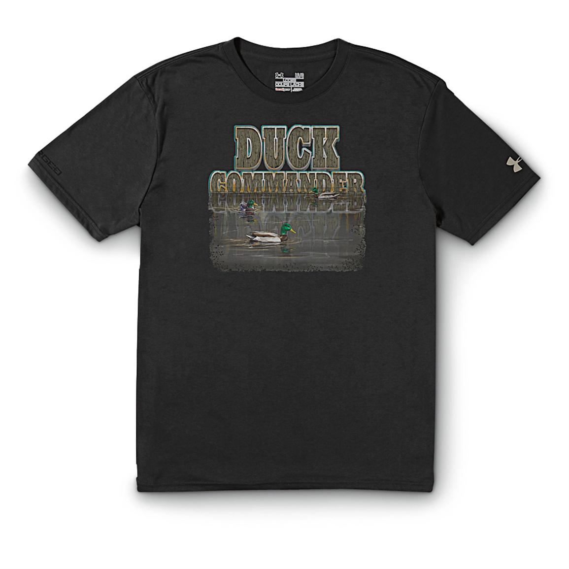 Under Armour Duck Commander Swamp T-Shirt, Black