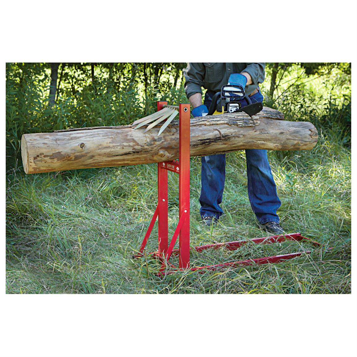 Quickfire Sawhorse - 423976, Logging Tools & Racks at Sportsman's Guide