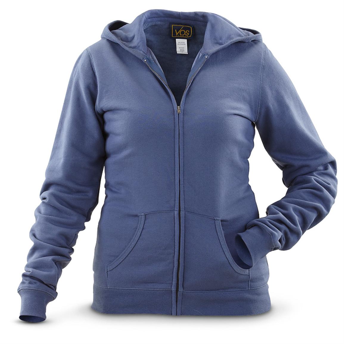 2 Women's Vos Sports® Full-zip Fleece Hoodies - 424419, at Sportsman's ...