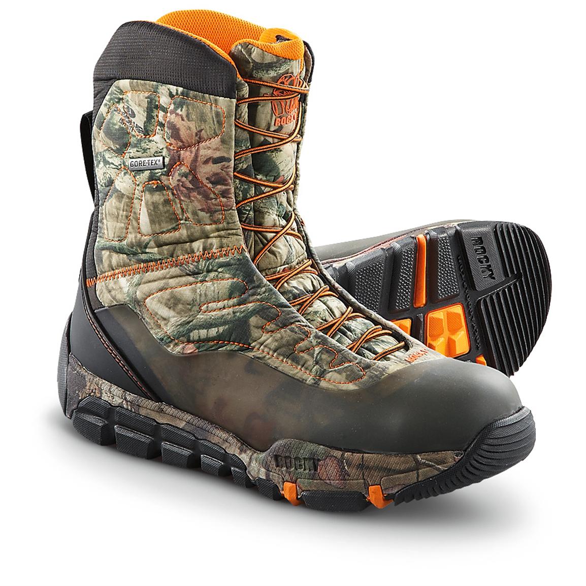 Rocky Mens 8 Athletic Mobility Waterproof Boot