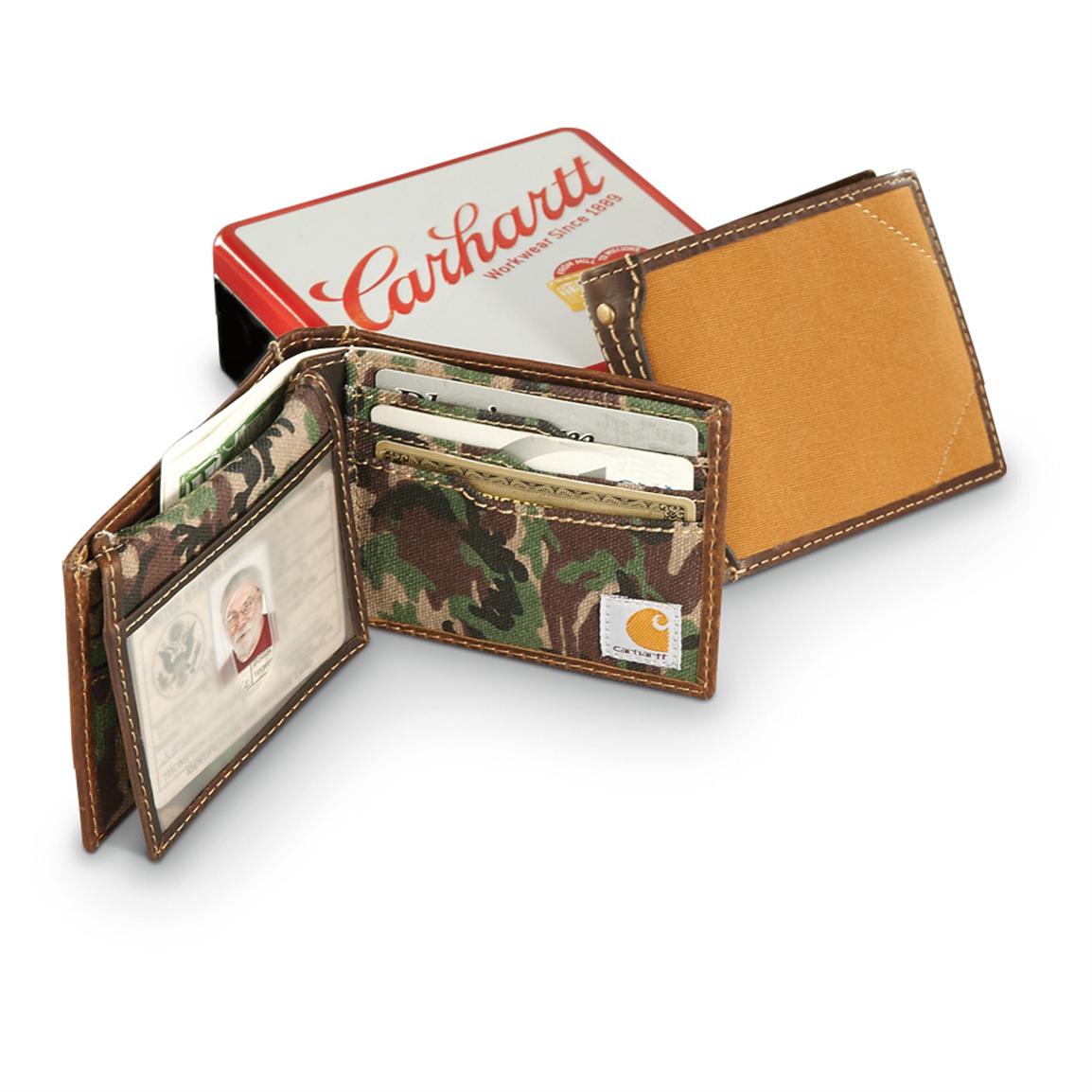 Carhartt Canvas Passcase Wallet - 425086, Wallets at Sportsman's Guide