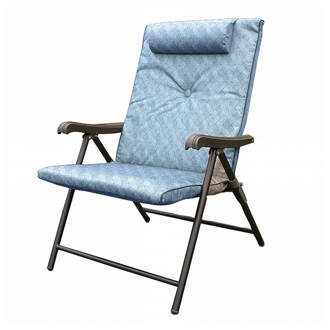 prime plus folding chair, blue - 425486, camping chairs at sportsman's