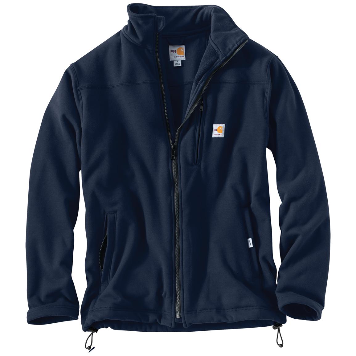 Carhartt® Flame-resistant Portage Jacket, Dark Navy - 427608, Insulated ...