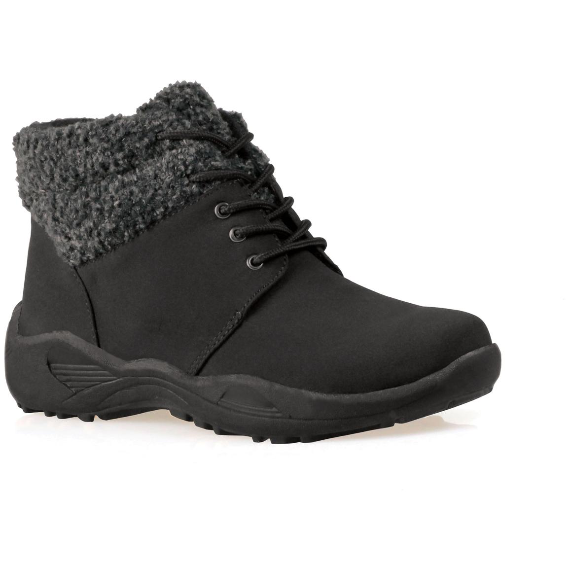 Women's Propét® Madison Ankle-lace Boots, Black - 428068, Winter & Snow ...