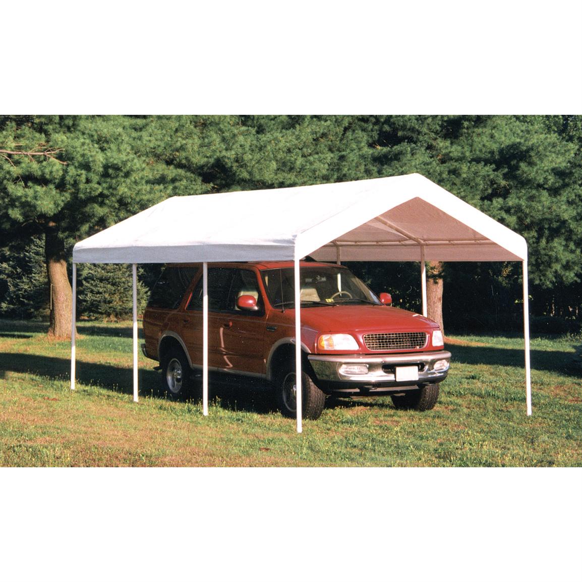  ShelterLogic   10x20  8 Leg Canopy  with Enclosure Kit 