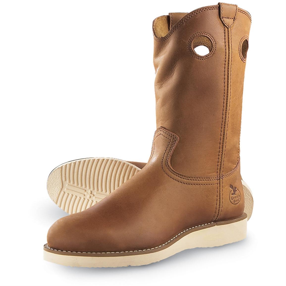 Guide Gear Men's 10" Wellington Wedge Work Boots 669529, Work Boots