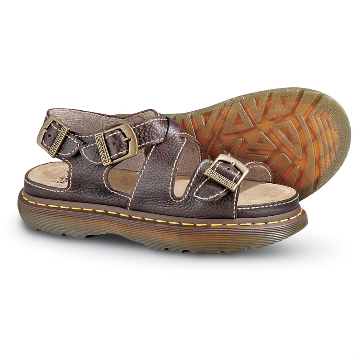 Dr Martens Sandals Mens / Dr. Martens Leather Kennet Sandals In Tan in Brown for Men ... / Our leather sandals are built tough like our boots.
