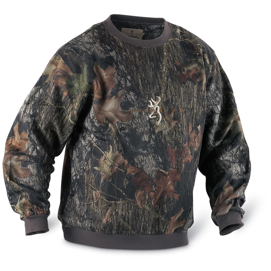 mossy oak men's sweatshirt