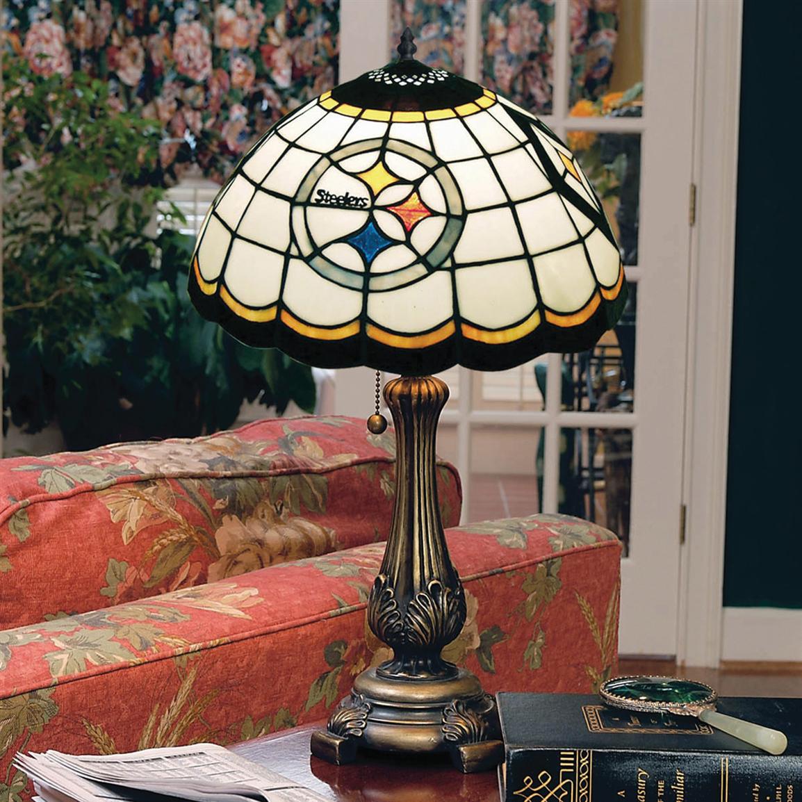 Licensed Mlb Table Lamps 48003 Sports Fan Gifts At Sportsman S Guide Licensed Style Table Lamp Pittsburgh Steelers