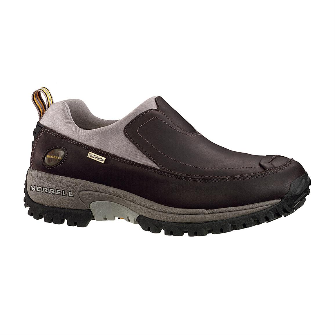 Men's Pigskin Leather Merrell® Waterproof Polar Moc - 48578, Casual ...